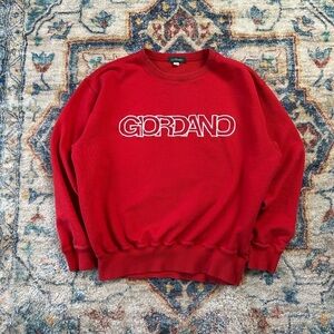Vintage Giordano Spellout Crewneck Small